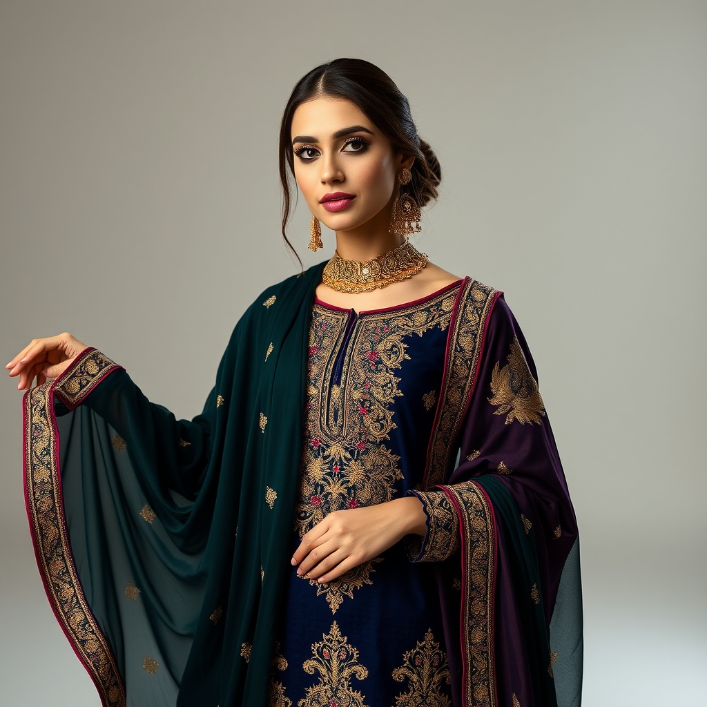 Pakistani Fashion Model